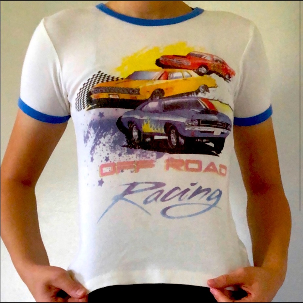 Urban Outfitters Off Road Racing Crop Top